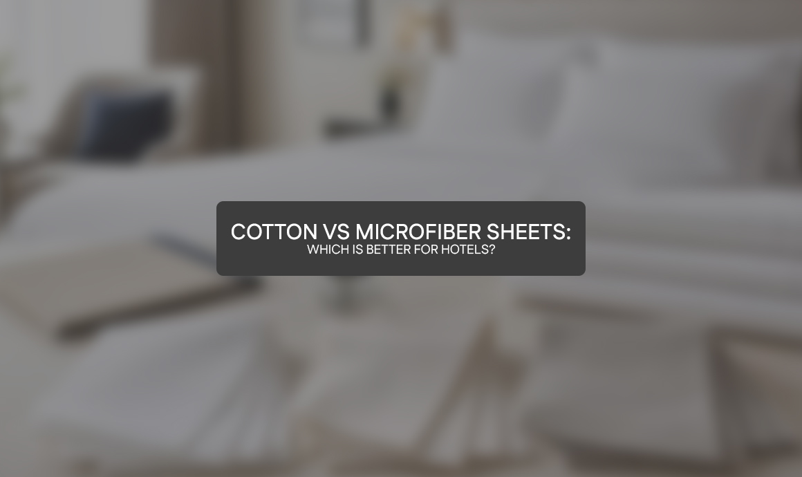 Cotton vs Microfiber Sheets: Which Is Better for Hotels?